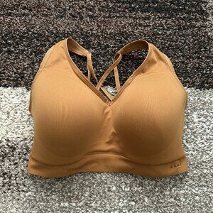 PINK VICTORIA'S SECRET (L-DD) Golden Oak Seamless Air Medium Impact Sports Bra
